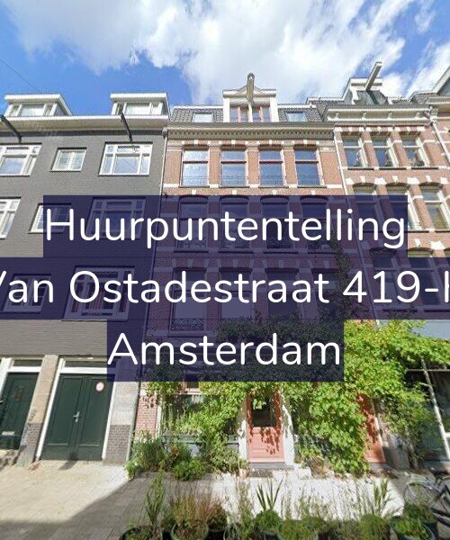 Foto gevel Huurpuntentelling voor Van Ostadestraat 419-H, Amsterdam