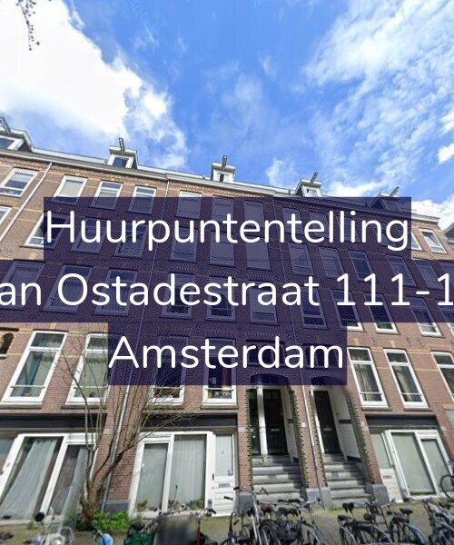 Foto gevel Huurpuntentelling voor Van Ostadestraat 111-1A, Amsterdam