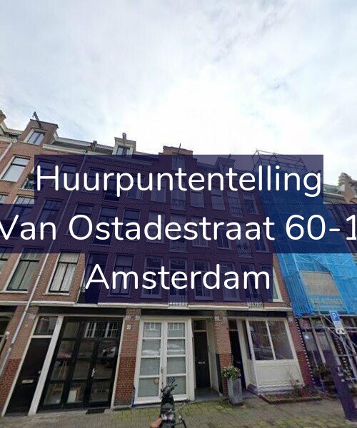 Foto gevel Huurpuntentelling voor Van Ostadestraat 60-1, Amsterdam