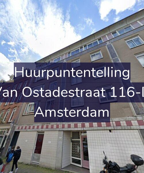 Foto gevel Huurpuntentelling voor Van Ostadestraat 116-D, Amsterdam