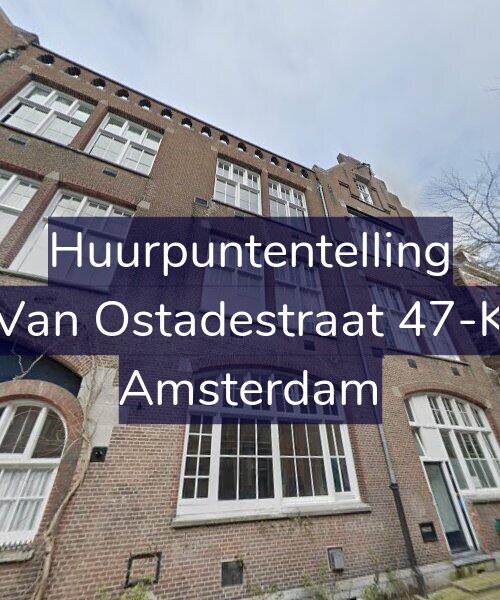 Foto gevel Huurpuntentelling voor Van Ostadestraat 47-K, Amsterdam