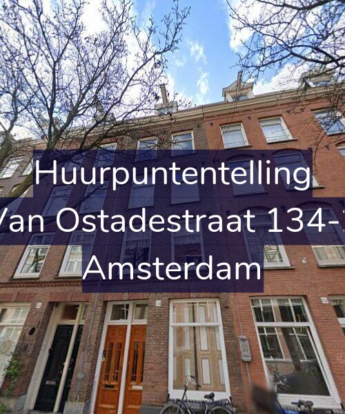 Foto gevel Huurpuntentelling voor Van Ostadestraat 134-2, Amsterdam