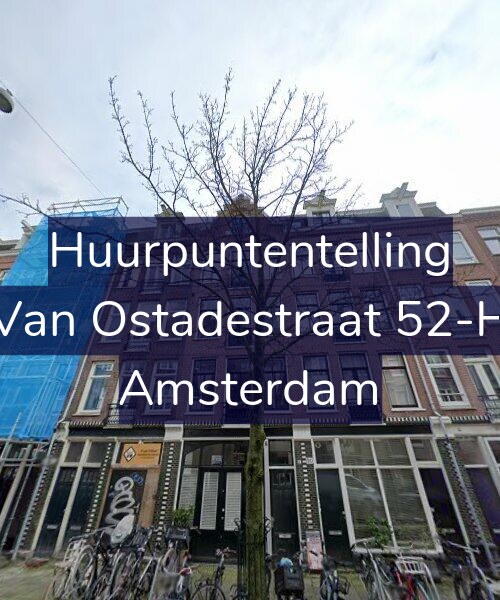 Foto gevel Huurpuntentelling voor Van Ostadestraat 52-H, Amsterdam