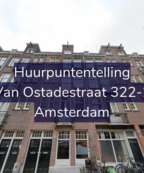 Foto gevel Huurpuntentelling voor Van Ostadestraat 322-2, Amsterdam