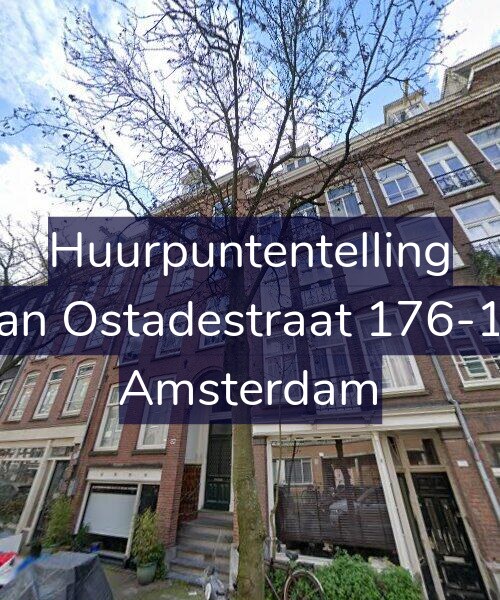 Foto gevel Huurpuntentelling voor Van Ostadestraat 176-1A, Amsterdam