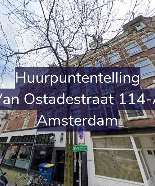 Foto gevel Huurpuntentelling voor Van Ostadestraat 114-A, Amsterdam