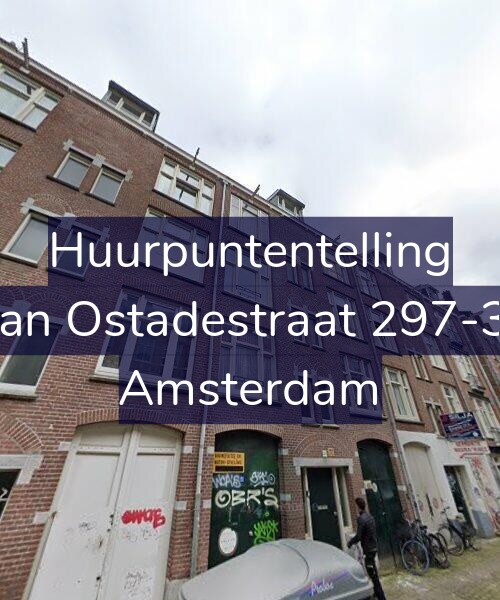 Foto gevel Huurpuntentelling voor Van Ostadestraat 297-3L, Amsterdam