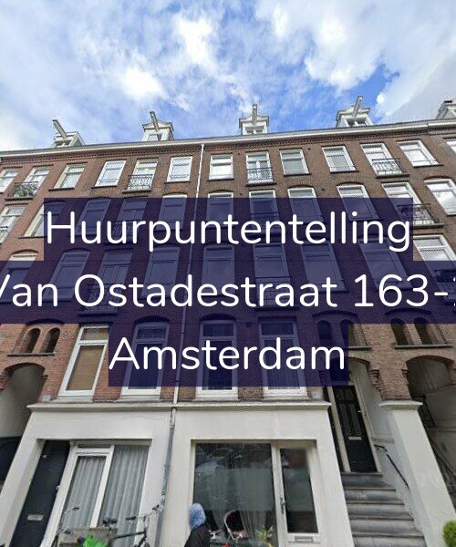 Foto gevel Huurpuntentelling voor Van Ostadestraat 163-2, Amsterdam