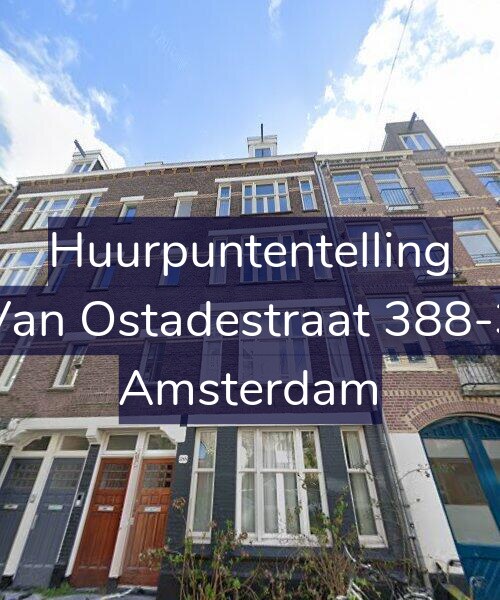 Foto gevel Huurpuntentelling voor Van Ostadestraat 388-3, Amsterdam