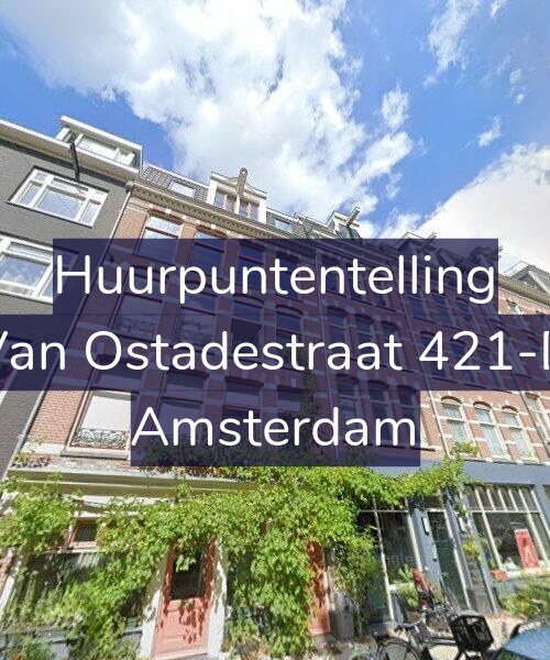 Foto gevel Huurpuntentelling voor Van Ostadestraat 421-D, Amsterdam