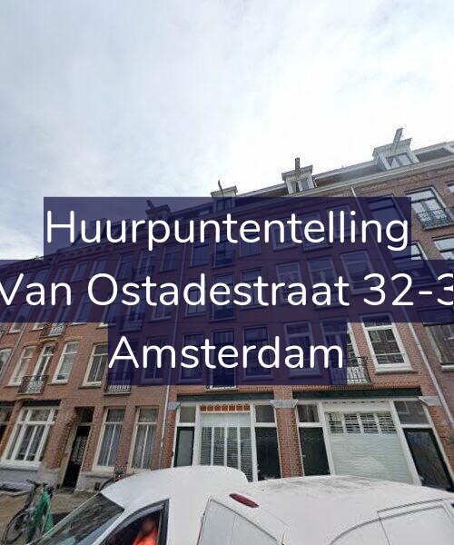 Foto gevel Huurpuntentelling voor Van Ostadestraat 32-3, Amsterdam