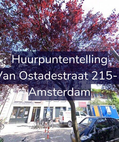 Foto gevel Huurpuntentelling voor Van Ostadestraat 215-1, Amsterdam