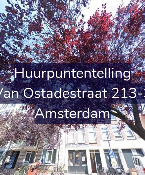 Foto gevel Huurpuntentelling voor Van Ostadestraat 213-3, Amsterdam