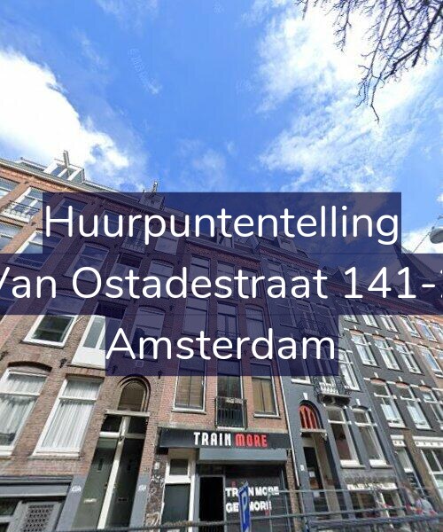 Foto gevel Huurpuntentelling voor Van Ostadestraat 141-2, Amsterdam