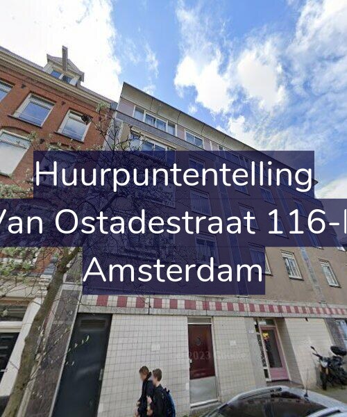Foto gevel Huurpuntentelling voor Van Ostadestraat 116-B, Amsterdam