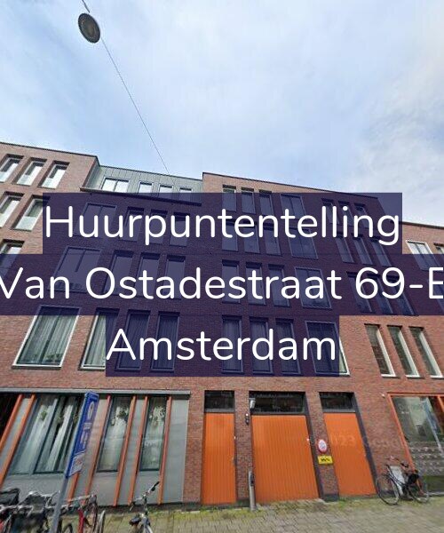 Foto gevel Huurpuntentelling voor Van Ostadestraat 69-E, Amsterdam