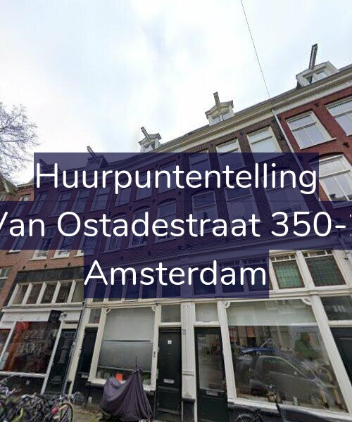 Foto gevel Huurpuntentelling voor Van Ostadestraat 350-2, Amsterdam