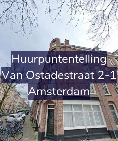 Foto gevel Huurpuntentelling voor Van Ostadestraat 2-1, Amsterdam