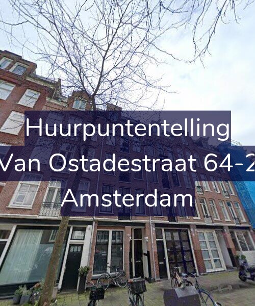 Foto gevel Huurpuntentelling voor Van Ostadestraat 64-2, Amsterdam