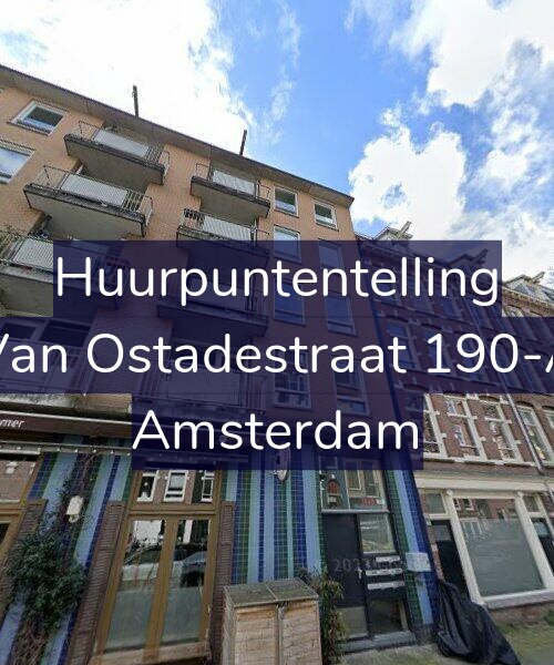 Foto gevel Huurpuntentelling voor Van Ostadestraat 190-A, Amsterdam