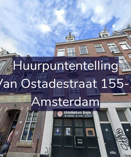 Foto gevel Huurpuntentelling voor Van Ostadestraat 155-2, Amsterdam