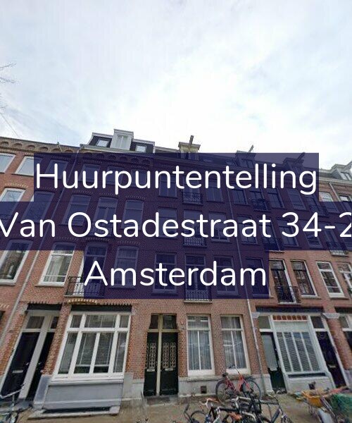 Foto gevel Huurpuntentelling voor Van Ostadestraat 34-2, Amsterdam
