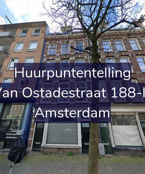 Foto gevel Huurpuntentelling voor Van Ostadestraat 188-H, Amsterdam