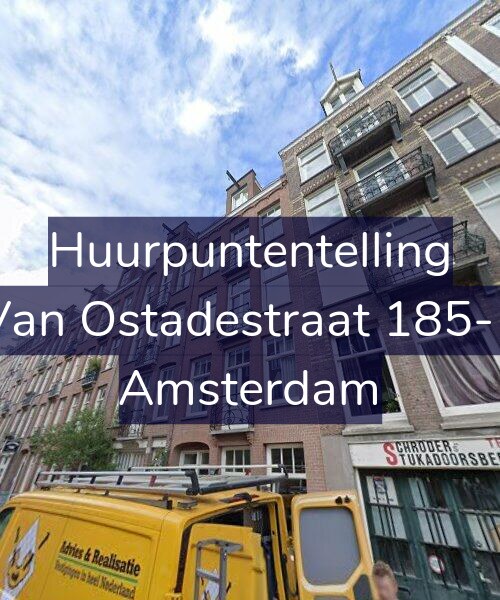 Foto gevel Huurpuntentelling voor Van Ostadestraat 185-1, Amsterdam