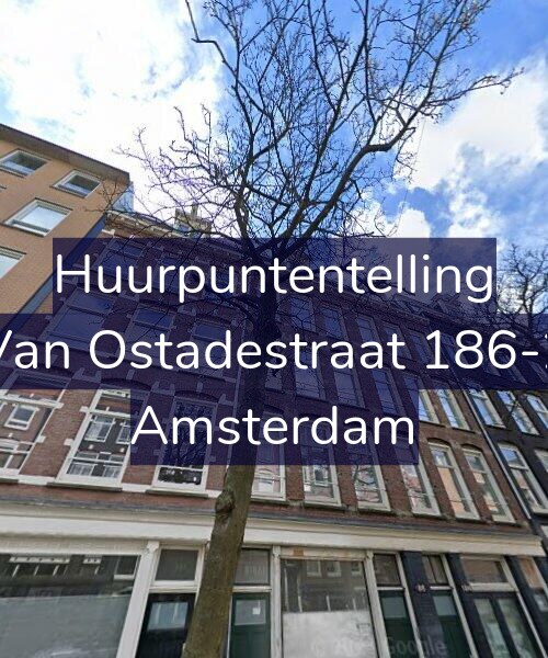 Foto gevel Huurpuntentelling voor Van Ostadestraat 186-2, Amsterdam