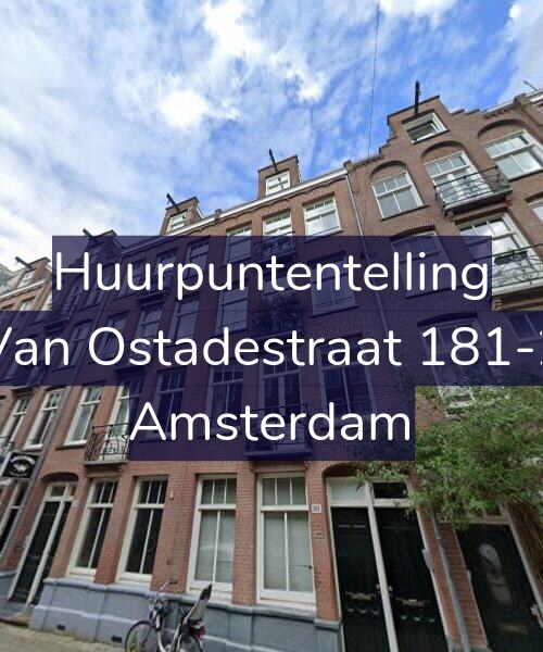 Foto gevel Huurpuntentelling voor Van Ostadestraat 181-2, Amsterdam