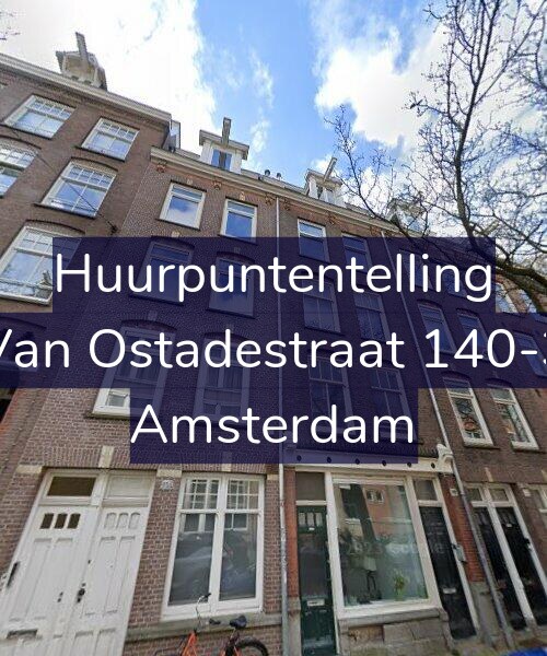 Foto gevel Huurpuntentelling voor Van Ostadestraat 140-3, Amsterdam