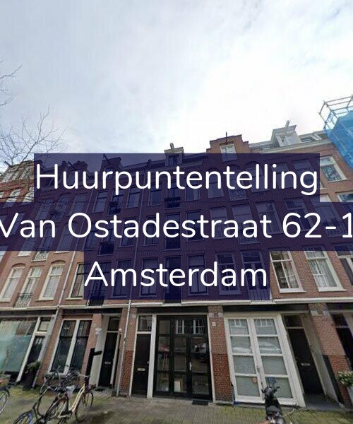 Foto gevel Huurpuntentelling voor Van Ostadestraat 62-1, Amsterdam
