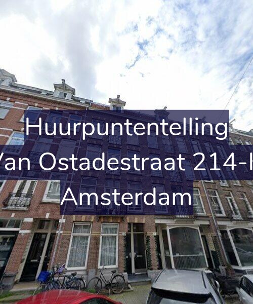Foto gevel Huurpuntentelling voor Van Ostadestraat 214-H, Amsterdam