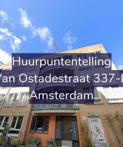 Foto gevel Huurpuntentelling voor Van Ostadestraat 337-D, Amsterdam