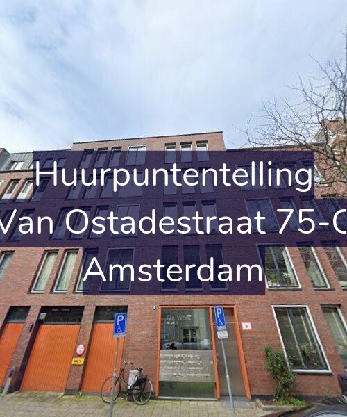 Foto gevel Huurpuntentelling voor Van Ostadestraat 75-C, Amsterdam