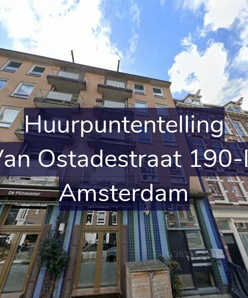 Foto gevel Huurpuntentelling voor Van Ostadestraat 190-D, Amsterdam