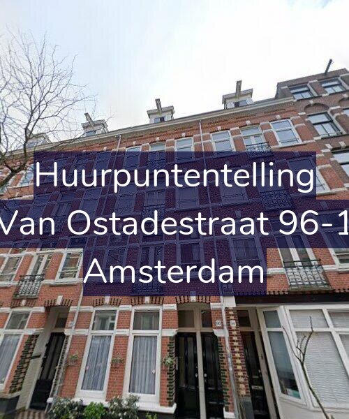 Foto gevel Huurpuntentelling voor Van Ostadestraat 96-1, Amsterdam