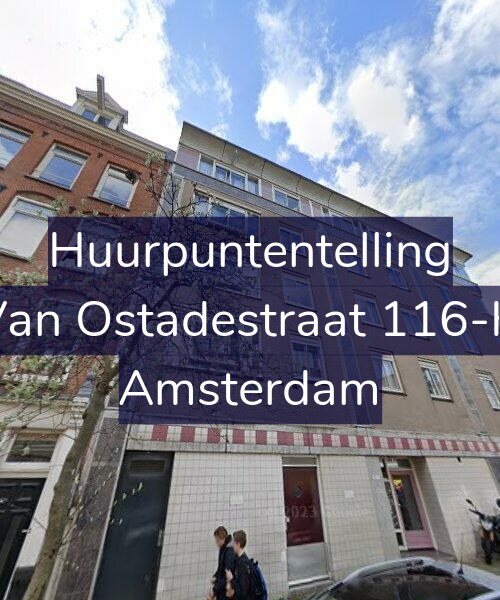 Foto gevel Huurpuntentelling voor Van Ostadestraat 116-H, Amsterdam