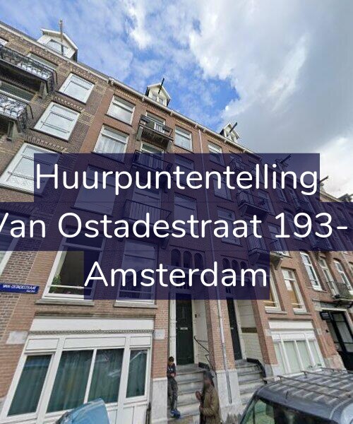 Foto gevel Huurpuntentelling voor Van Ostadestraat 193-F, Amsterdam