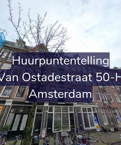 Foto gevel Huurpuntentelling voor Van Ostadestraat 50-H, Amsterdam