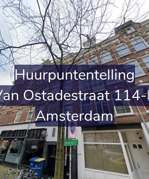 Foto gevel Huurpuntentelling voor Van Ostadestraat 114-B, Amsterdam