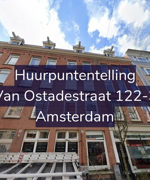 Foto gevel Huurpuntentelling voor Van Ostadestraat 122-3, Amsterdam