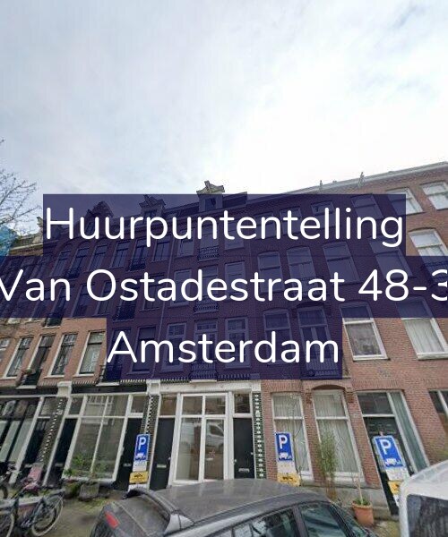 Foto gevel Huurpuntentelling voor Van Ostadestraat 48-3, Amsterdam