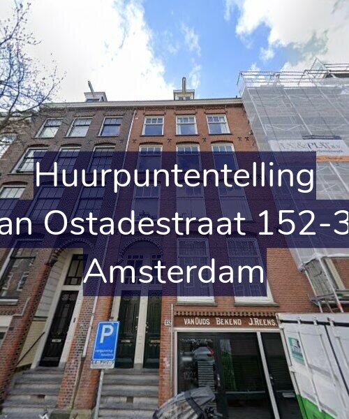 Foto gevel Huurpuntentelling voor Van Ostadestraat 152-3A, Amsterdam