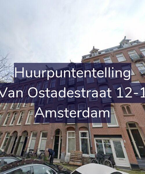 Foto gevel Huurpuntentelling voor Van Ostadestraat 12-1, Amsterdam