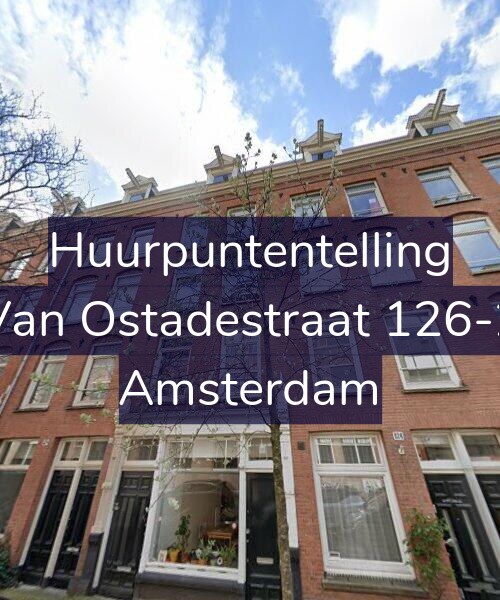 Foto gevel Huurpuntentelling voor Van Ostadestraat 126-2, Amsterdam