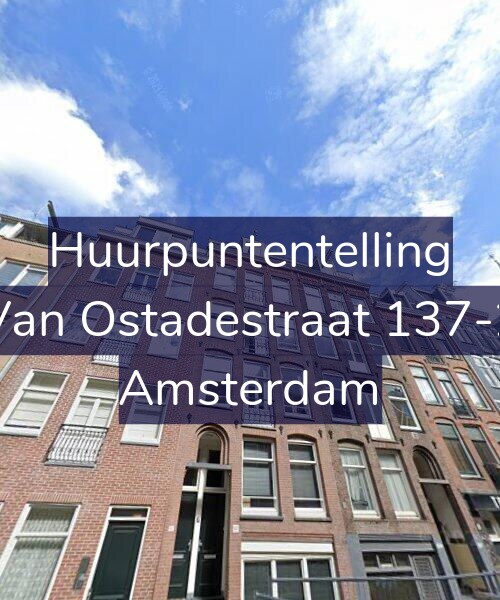 Foto gevel Huurpuntentelling voor Van Ostadestraat 137-2, Amsterdam