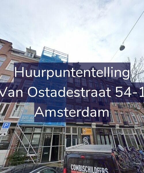 Foto gevel Huurpuntentelling voor Van Ostadestraat 54-1, Amsterdam