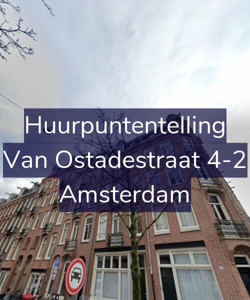 Foto gevel Huurpuntentelling voor Van Ostadestraat 4-2, Amsterdam