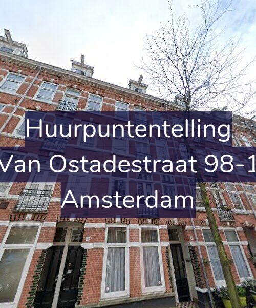 Foto gevel Huurpuntentelling voor Van Ostadestraat 98-1, Amsterdam